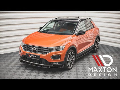 Maxton rear valance til Volkswagen T-Roc Mk1 – blank sort – video