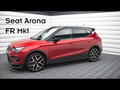 Maxton spoiler cap til Seat Arona FR Mk1 – blank sort – video