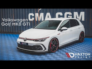 Maxton rear splitter til Volkswagen Golf GTI Mk8 – blank sort – video