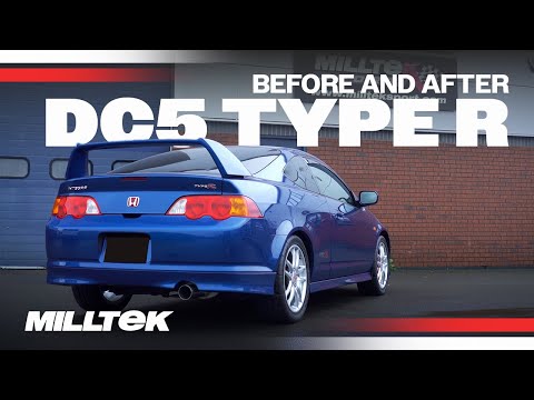 Lydprøve: Milltek cat-back udstødning til Honda Integra DC-5 Type-R, resoneret