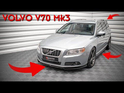 Maxton sideskørter til Volvo V70 Mk3 – blank sort – video