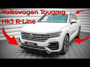 Maxton sideskørter til Volkswagen Touareg R-line Mk3 – blank sort – video