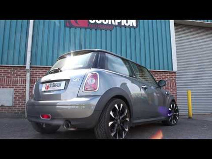 Scorpion cat-back udstødning til Mini One/Cooper R56 – ikke-resoneret, video
