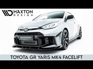 Maxton spoiler cap til Toyota GR Yaris Mk4 Facelift – blank sort – video
