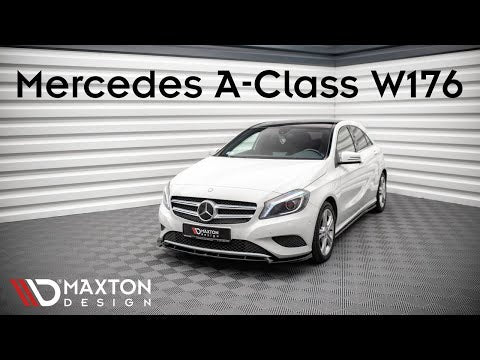 Maxton sideskørter til Mercedes-Benz A W176 – blank sort – video