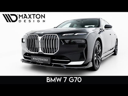 Maxton sideskørter til BMW 7 G70 – blank sort – video