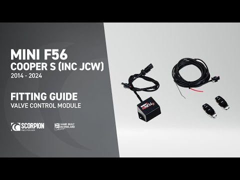 Scorpion cat-back udstødning til Mini Cooper S F56 med ventiler, video