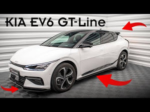 Maxton sideskørter til Kia EV6 GT-Line Mk1 – blank sort – video