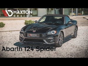 Maxton sideskørter til Abarth 124 Spider – blank sort – video