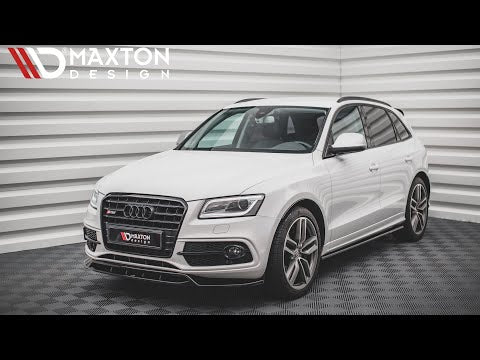 Maxton sideskørter til Audi SQ5 / Q5 S-Line Mk1 (8R) – blank sort – video