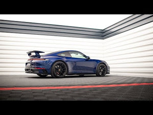 Maxton rear splitter til Porsche 911 Carrera Aero / Carrera GTS 992 – blank sort – video