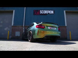 Scropion DE-CAT Downpipe - BMW M2, video