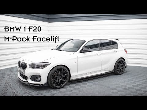 Maxton frontsplitter til BMW 1 F20 M-Pack Facelift / M140i – video