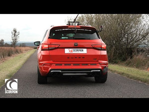 Scorpion GPF-back udstødning til CUPRA Ateca – resoneret, video