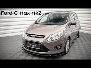 Maxton sideskørter til Ford C-Max Mk2 – blank sort – video