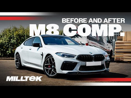 Lydprøve: Milltek cat-back udstødning til BMW 8 Series M8 & M8 Competition 4.4l V8 Twin Turbo F93 Gran Coupe LCI – video 1