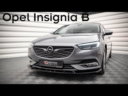 Maxton rear splitter til Opel Insignia Mk2 – blank sort – video