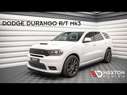 Maxton sideskørter til Dodge Durango RT Mk3 – blank sort – video