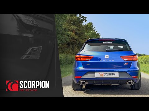 Scorpion GPF-back udstødning til Seat Leon – ikke-resoneret, video