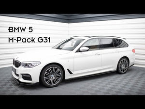 Maxton sideskørter til BMW 5 M-Pack / M550d / M550i G30/ G31 – blank sort – video
