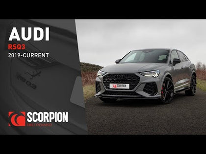Scorpion De-cat Downpipe (Removes GPF) Audi RSQ3 (F3), video