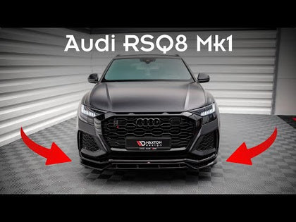 Maxton sideskørter til Audi RSQ8 Mk1 – blank sort – video