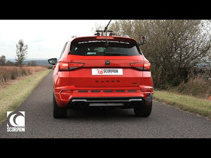 Scorpion GPF-back udstødning til CUPRA Ateca – ikke-resoneret, video