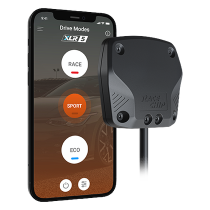 RaceChip XLR5 med app-kontrol: Brainbox og RaceChip-appen
