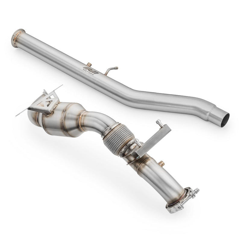 RM Motors Downpipe Audi Q2 2.0 TSI OPF/GPF Katalysator MS - billede 2