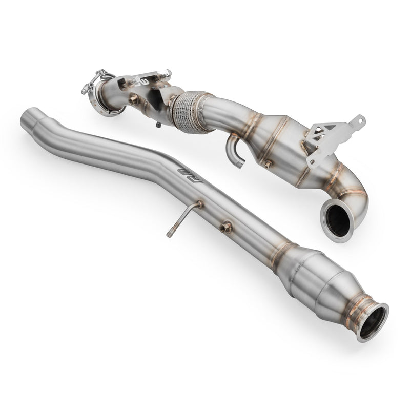 RM Motors Downpipe Audi Q2 2.0 TSI OPF/GPF Katalysator MS - billede 3