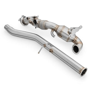RM Motors Downpipe Audi A3 2.0 TSI OPF/GPF med katalysator – katalysator MS, lyddæmper Uden – billede 5