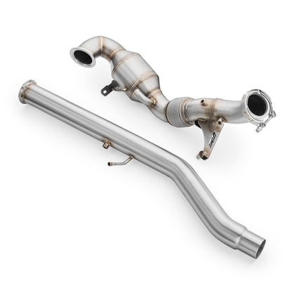 RM Motors Downpipe Audi S3 2.0 TSI OPF/GPF med katalysator – katalysator MS, lyddæmper Uden – billede 6