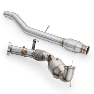 RM Motors Downpipe Audi Q2 2.0 TSI OPF/GPF Katalysator MS - billede 8