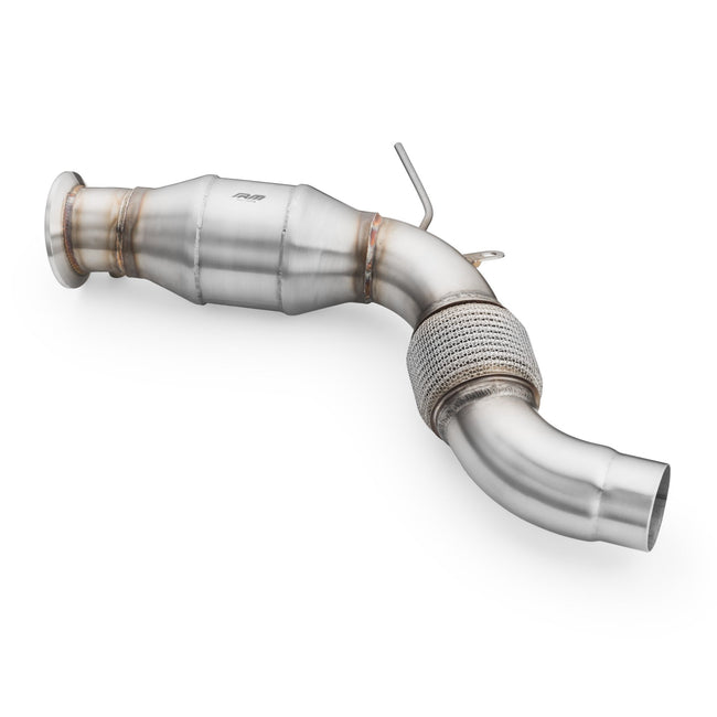 RM Motors Downpipe BMW F07, F10, F11 525d, 530d/dx, 535d/dx N57, N57N, N57Z Med Katalysator Euro 3, 100 cpsi