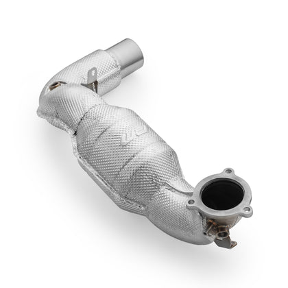 RM Motors Mercedes-AMG A35 GPF W177 4MATIC Downpipe With Heat Shield Without Silencer & GPF OFF - billede 2