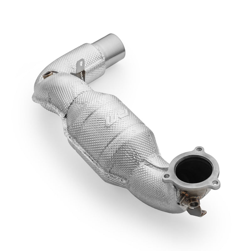 RM Motors Mercedes-AMG A35 GPF W177 4MATIC Downpipe With Heat Shield Without Silencer & GPF OFF - billede 2