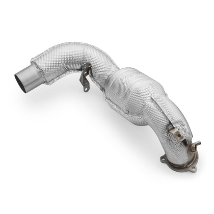 RM Motors Mercedes-AMG A35 GPF W177 4MATIC Downpipe With Heat Shield & Silencer (Without GPF OFF) - billede 4