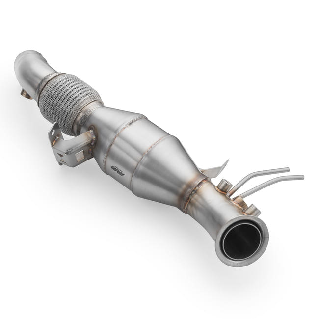 RM Motors Downpipe BMW F25 X3 18d, 20dx, 28dx B47 +Katalysator Euro 3 - 100 cpsi - billede 2