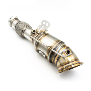 RM Motors Downpipe BMW Z4 G29 M40i B58 +CATALYTIC CONVERTER HJS 200 cpsi MS - billede 3