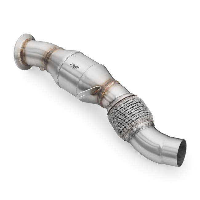 RM Motors Downpipe BMW E60, E61 535d M57N2 Med Katalysator Emissionsstandard - Euro 3, Kapacitet - 100 cpsi