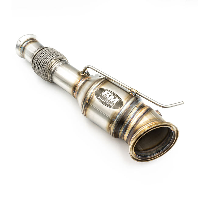 RM Motors Downpipe Toyota Supra MK5 A90 + Catalyst HJS 200 cpsi EURO 6