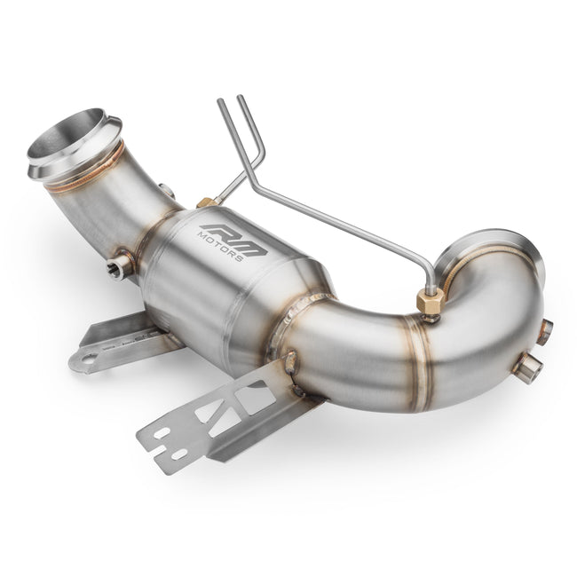 RM Motors Downpipe Mercedes-AMG CLA 45 med katalysator – katalysator OBD