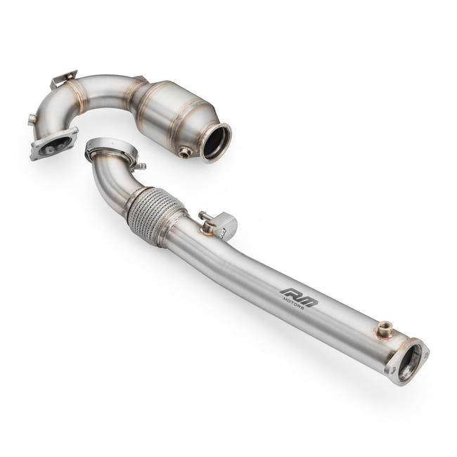 RM Motors Downpipe Hyundai i20N katalysator - OBD uden lyddæmper