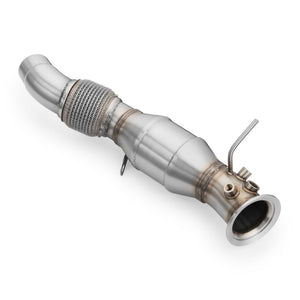 RM Motors Downpipe BMW E63, E64 635d M57N2 +SILENCER - billede 4
