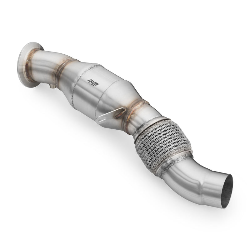 RM Motors Downpipe BMW E90, E91, E92 335d M57N2 +SILENCER