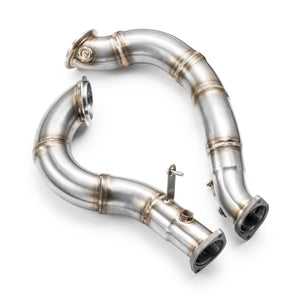 RM Motors Downpipe BMW E90, E91, E92, E93 335i, 335ix N54 - billede 3