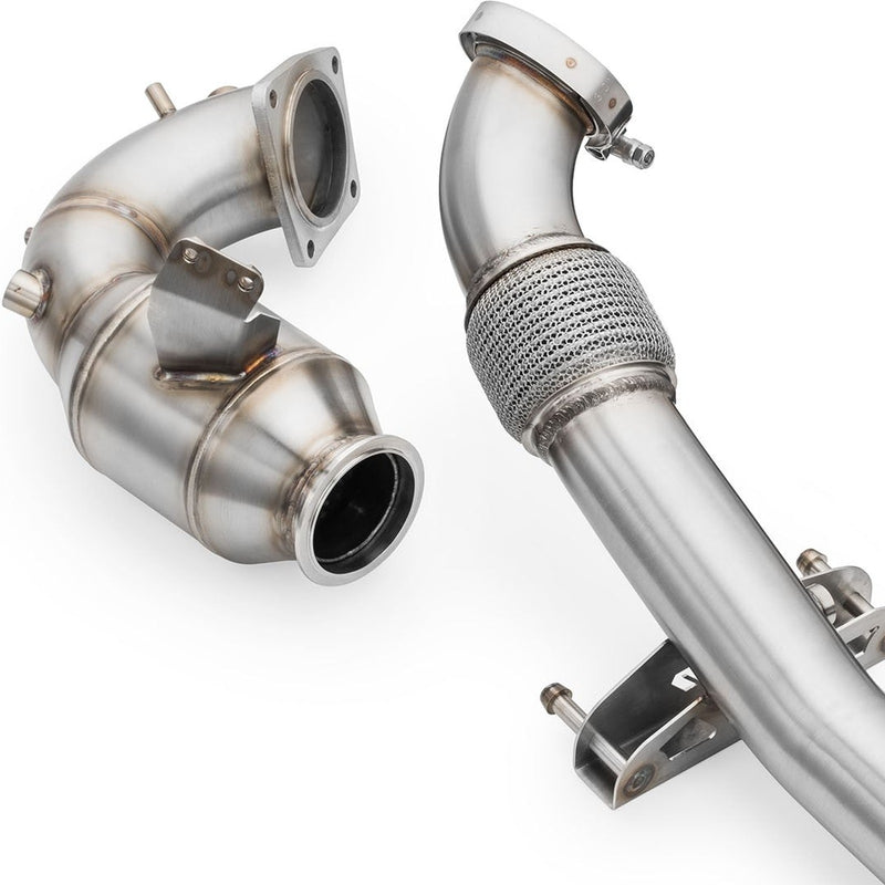 RM Motors Downpipe Hyundai Kona N med katalysator – katalysator OBD, lyddæmper Uden – billede 2