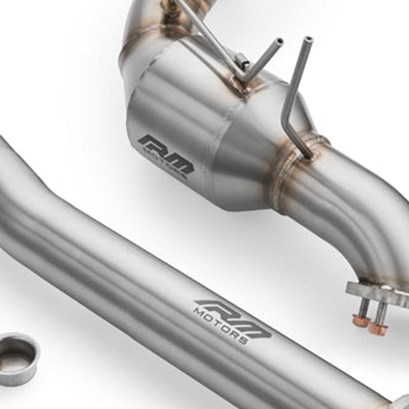 RM Motors Downpipe Sæt Audi Q5 3.0 TDI – katalysator MS, lyddæmper Uden, varmeskjold Uden – billede 3