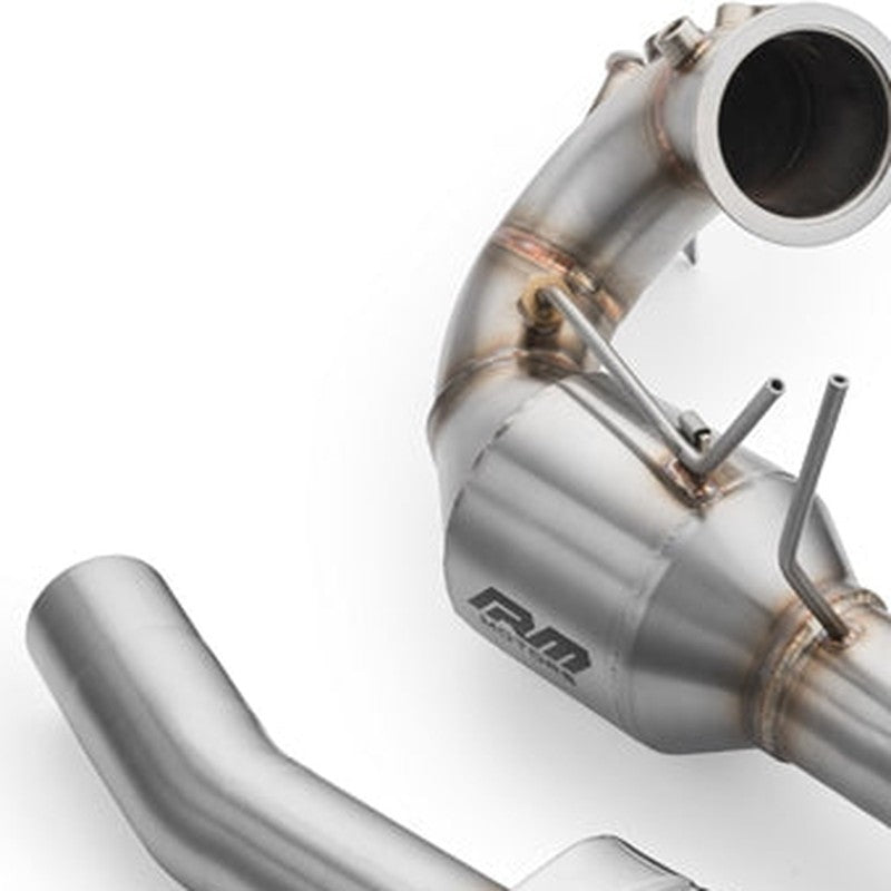 RM Motors Downpipe Sæt Audi Q5 3.0 TDI – katalysator Uden, med ekstra lyddæmper, lyddæmper Med, varmeskjold Uden – billede 2