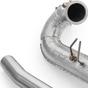 RM Motors Downpipe Sæt Audi Q5 3.0 TDI – katalysator Uden, lyddæmper Uden, varmeskjold Med – billede 2